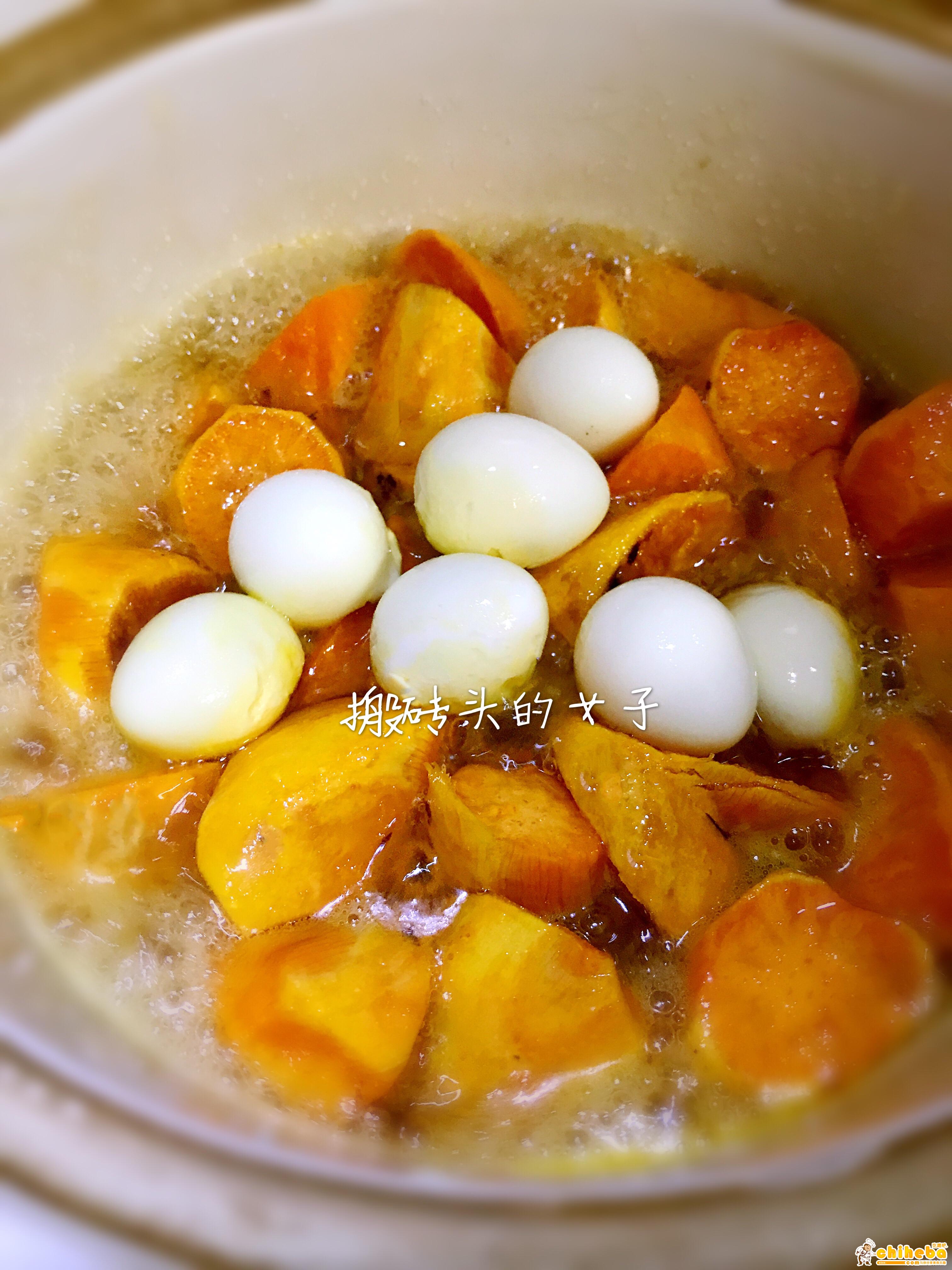 潮州小吃--红薯鹌鹑蛋的做法 步骤3